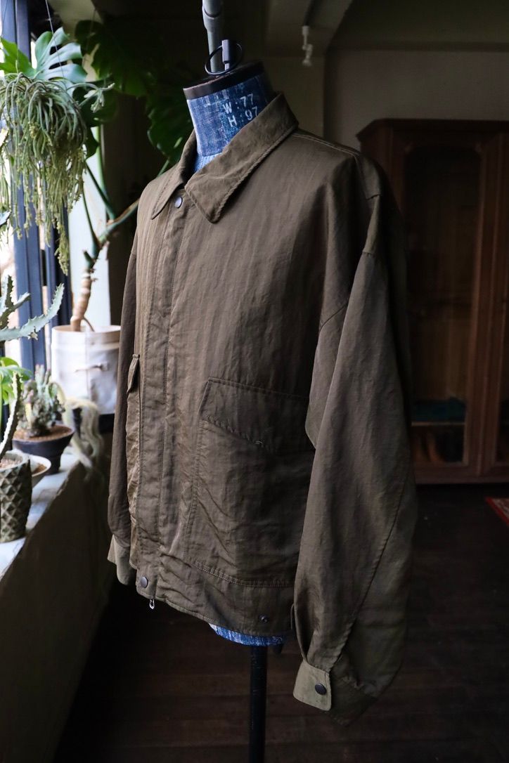 ヨーク25SS NYLON BOMBER JACKET(YK25SS0909B)KHAKI☆1月18日(土)発売！