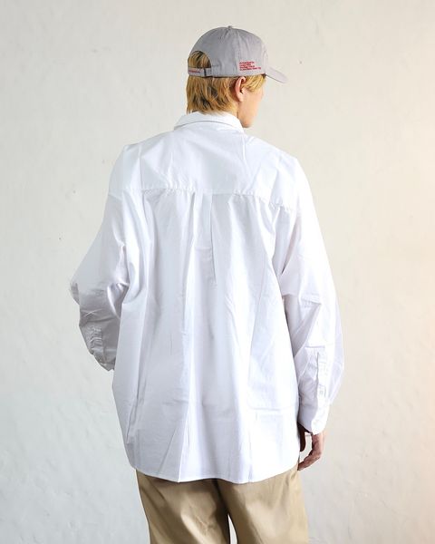 FreshService 24SS CORPORATE UNIFORM L/S SHIRT(WHITE) style 2024.3.8