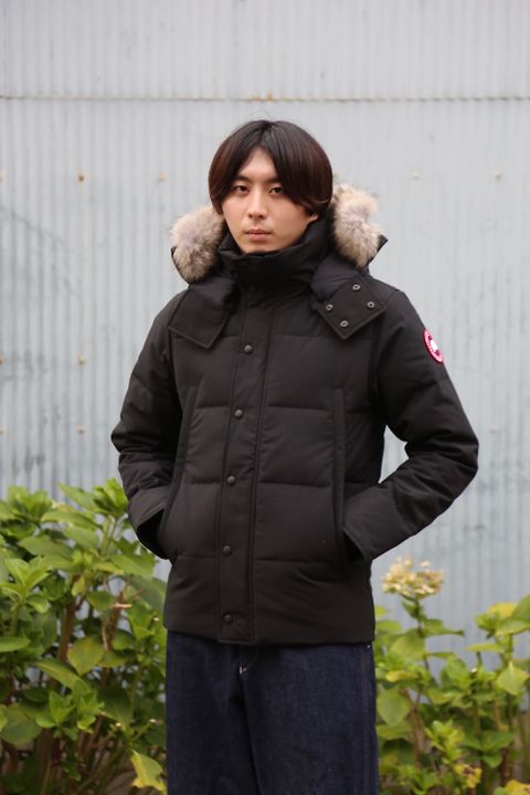 CANADA GOOSE WYNDHAM PARKA FF"BLACK"style.2020.8.8.