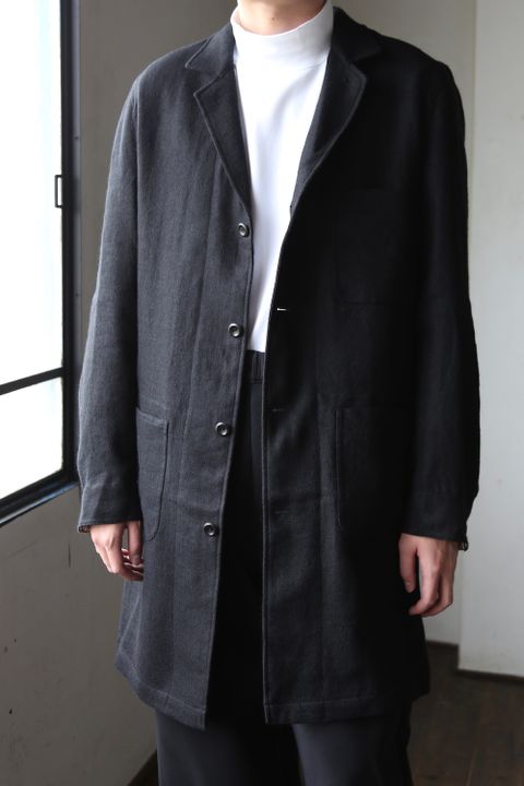 eYe JUNYA WATANABE COMME des GARCONS MAN ウール麻ツイル縮絨×牛革(WF-C401-051) style.2020.9.12.