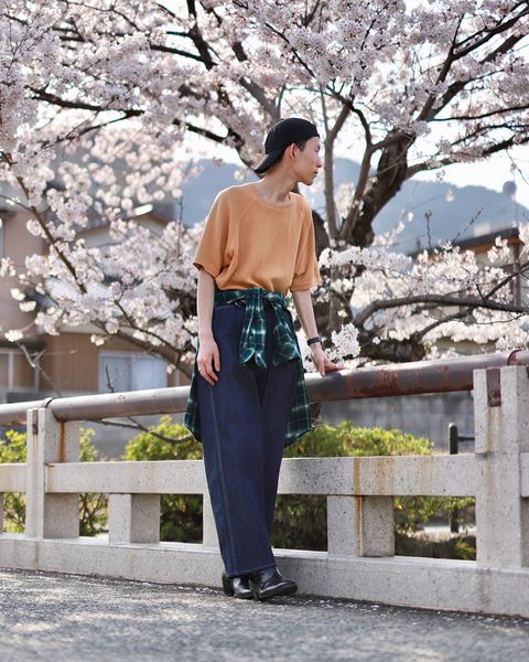 A.PRESSE アプレッセ23SS Military Denim Trousersスタイル