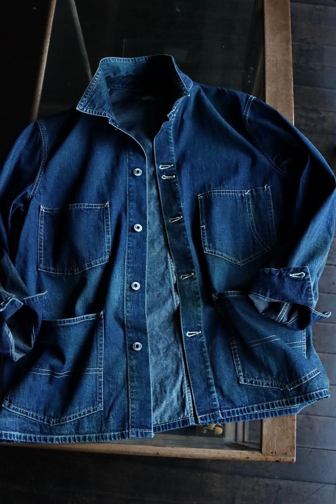 アプレッセ23SSデニムカバーオール Denim Coverall Jacket(23SAP-01-16M)INDIGO