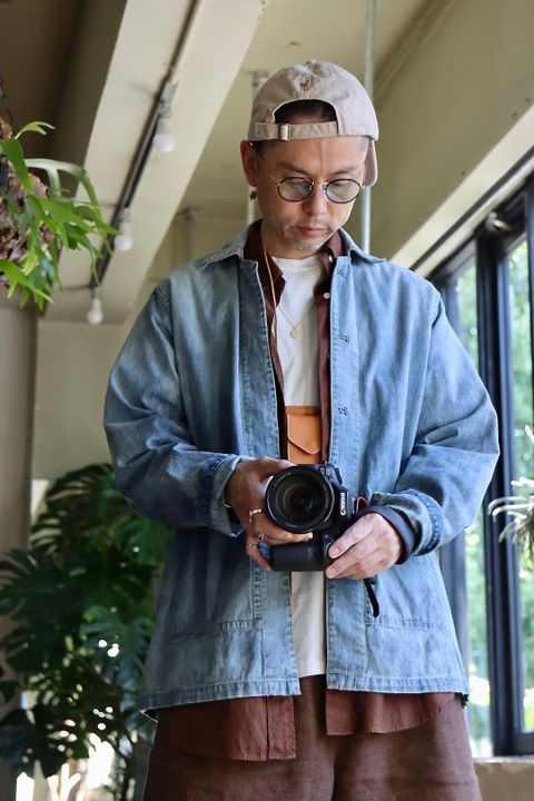 アプレッセ22FW US NAVY Denim Jacket"INDIGO"スタイル