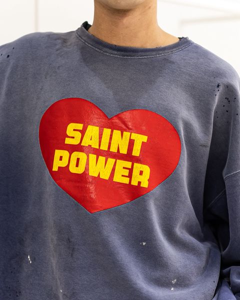 SAINT Mxxxxxx SAINT POWER CRW NECK SWT 10月25日(土)新作発売！