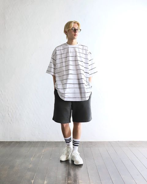 Stripes For Creative 24SS エスエフシー WIDE SIDE STRIPE TEE style 2024.3.28