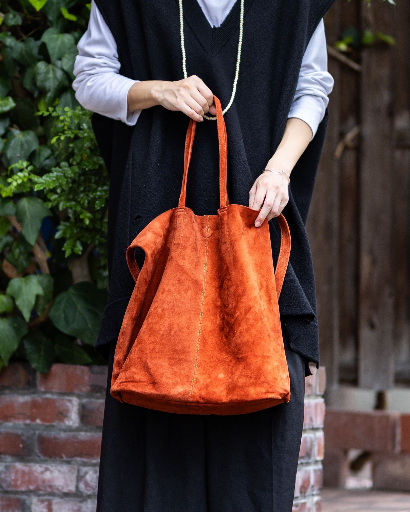 Morphee / モルフェトートバッグ 3WAY LARGE TOTE(L SIZE)SUEDE [TERACOTTA]☆新作発売！