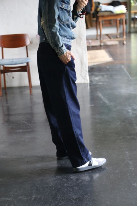 JUNYA WATANABE COMME des GARCONS MAN リネンワークデニムパンツstyle.2021.6.29.