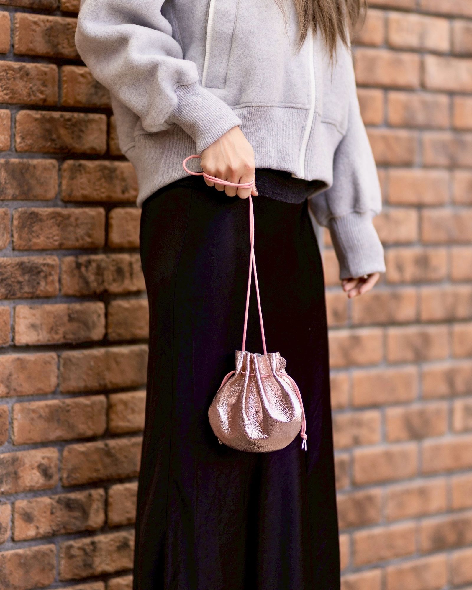 エンダースキーマ バッグpetal sac gloss(yv-b-psg)pink