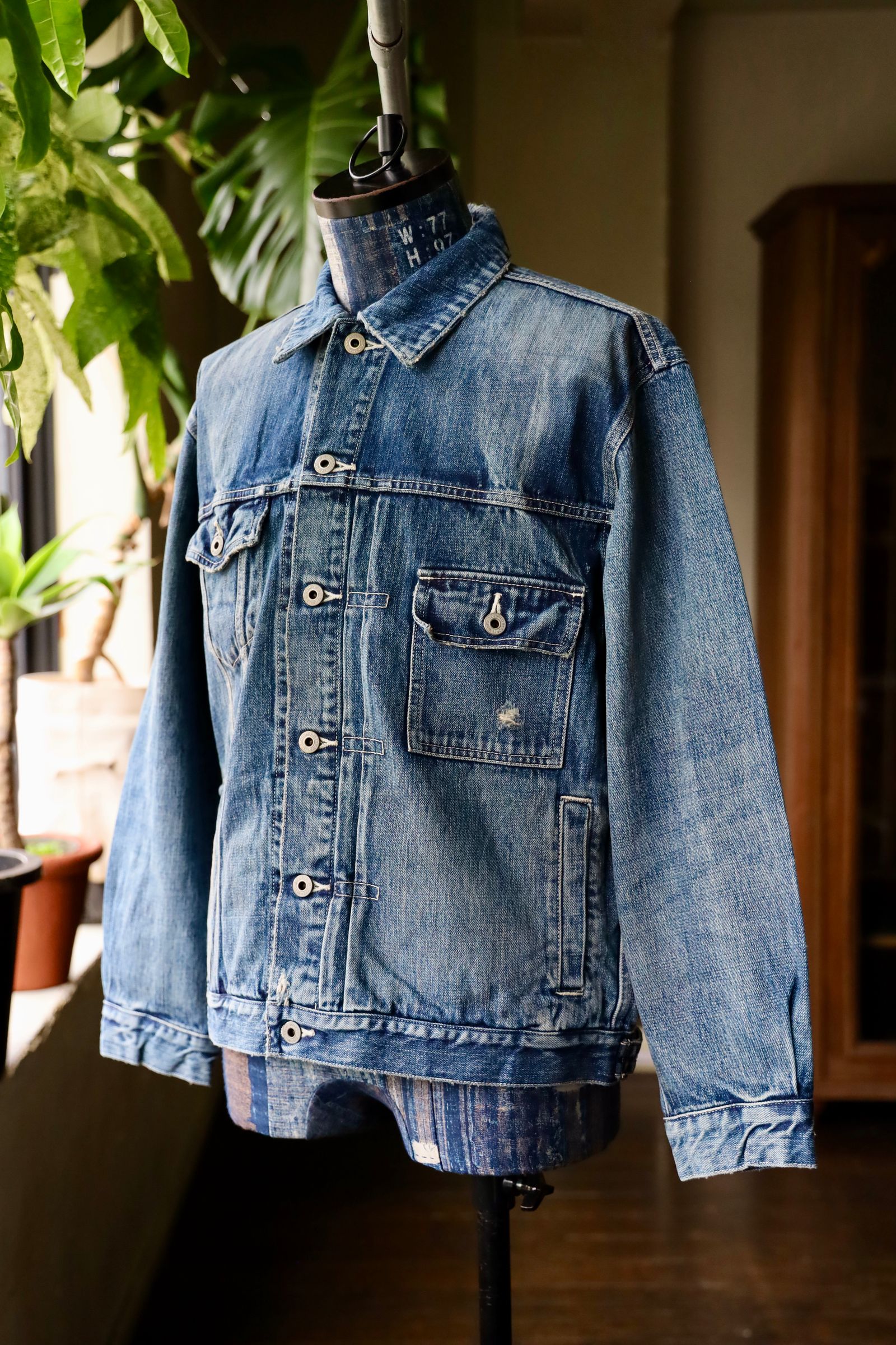ファンダメンタル デニムジャケット DENIM JACKET 3YR WASH (FA25-JK13U)INDIGO