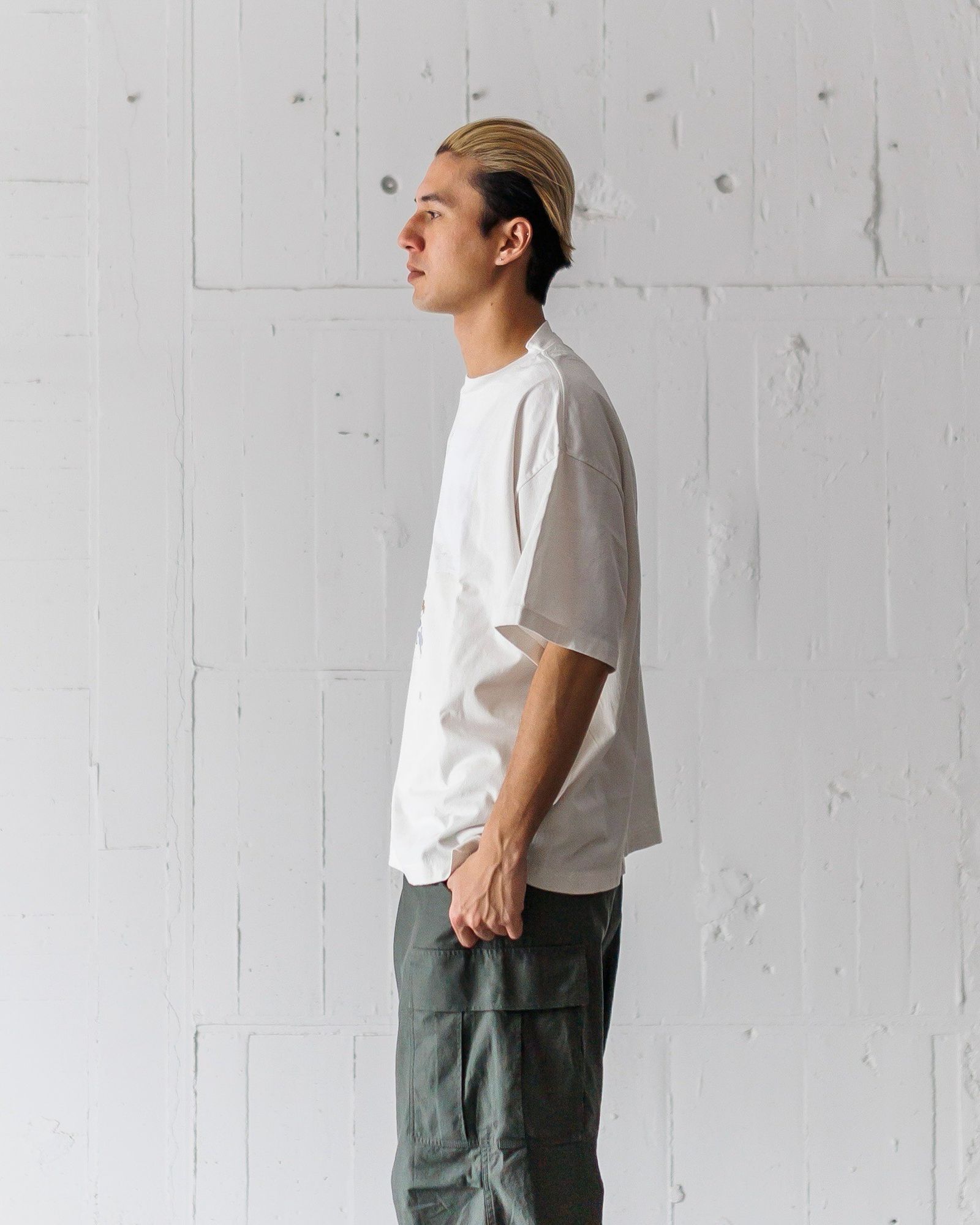 セントマイケル25SS シン・エヴァンゲリオン劇場版TシャツEV_SS TEE/WHITE(SM-HR8-0000-C11)WHITE