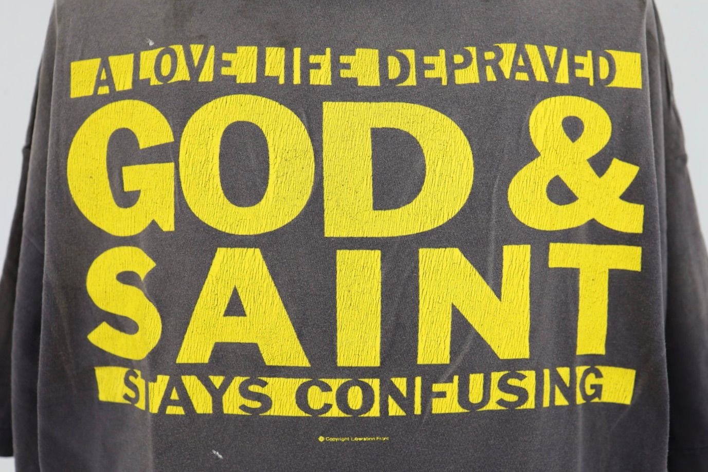 セントマイケル 26SS GOD SAINT SS T-SHIRT (SM-MK8-0000-004)BLACK