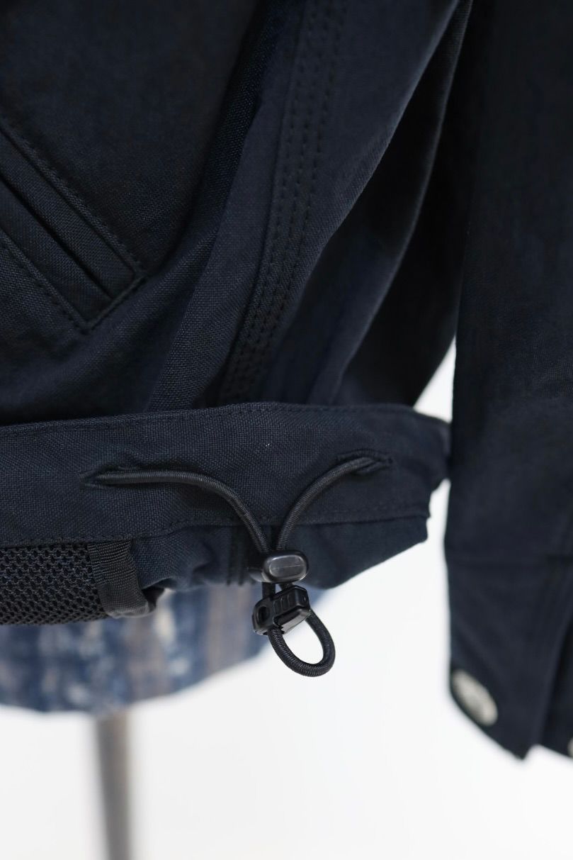 コムデギャルソンオム26SS ナイロンオックス製品染ジップアップフーディ(HQ-J003-051)BLACK☆2月6日(金)発売！