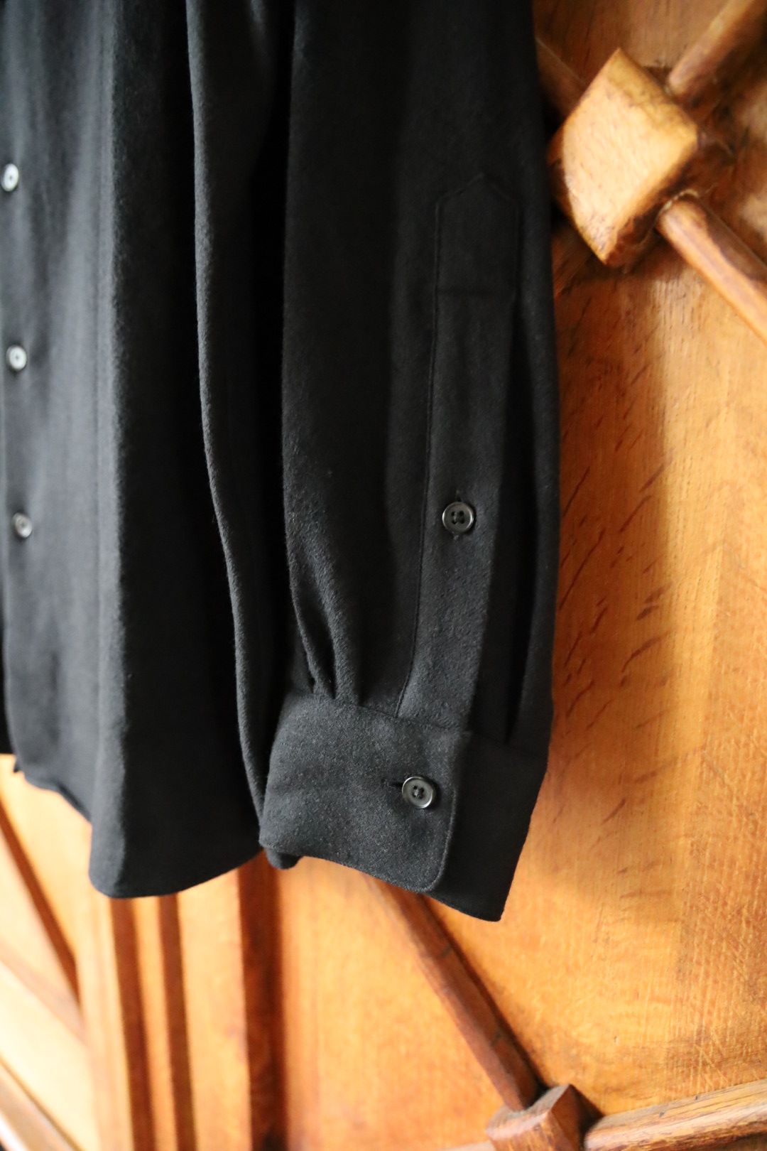アプレッセ 2026 STYLE2 Wool Regular Collar Shirt(26AAP-02-18)BLACK☆9月5日(土)発売！