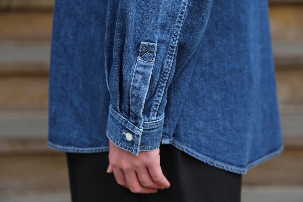 Graphpaper Denime Regular Collar Shirt style.2021.2.20.