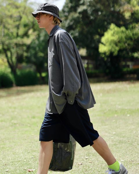 FreshService COOLFIBER OPEN COLLAR L/S SHIRTスタイル