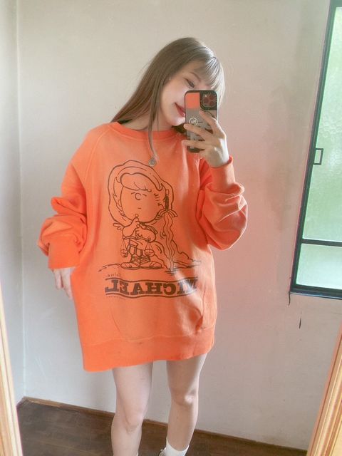 ©SAINT M×××××× 23AW CRW N SWT/MICHAEL"ORANGE"スタイル