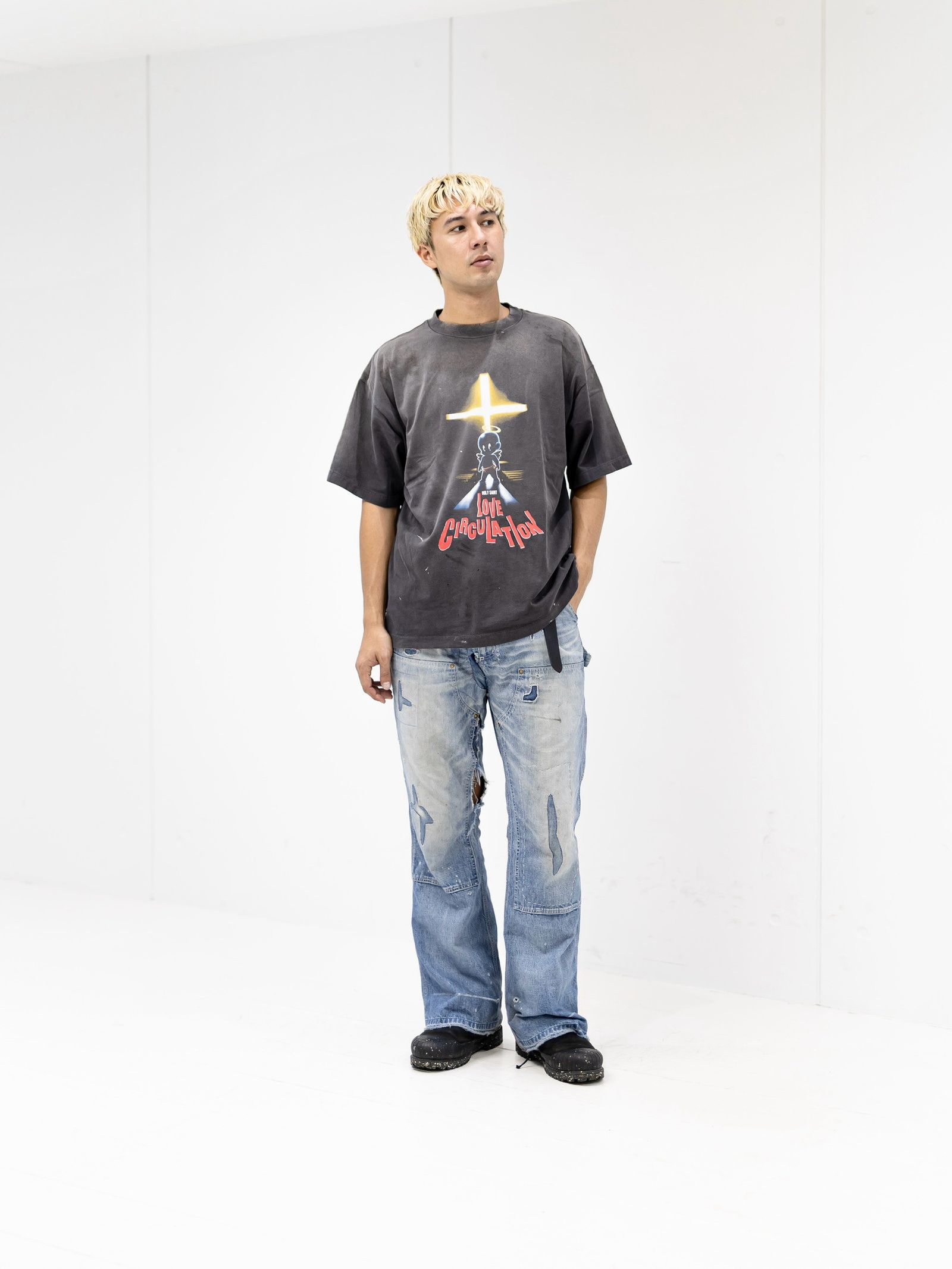 セントマイケル 26AW LOVE CICULATION_SS T-SHIRT(SM-MK1-0000-001) BLACK☆9月19日(土)発売！