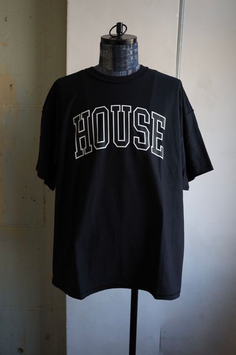 イズネスミュージック HOUSE T-SHIRT(IMP5_26_HOUSE5ST01)BLACK