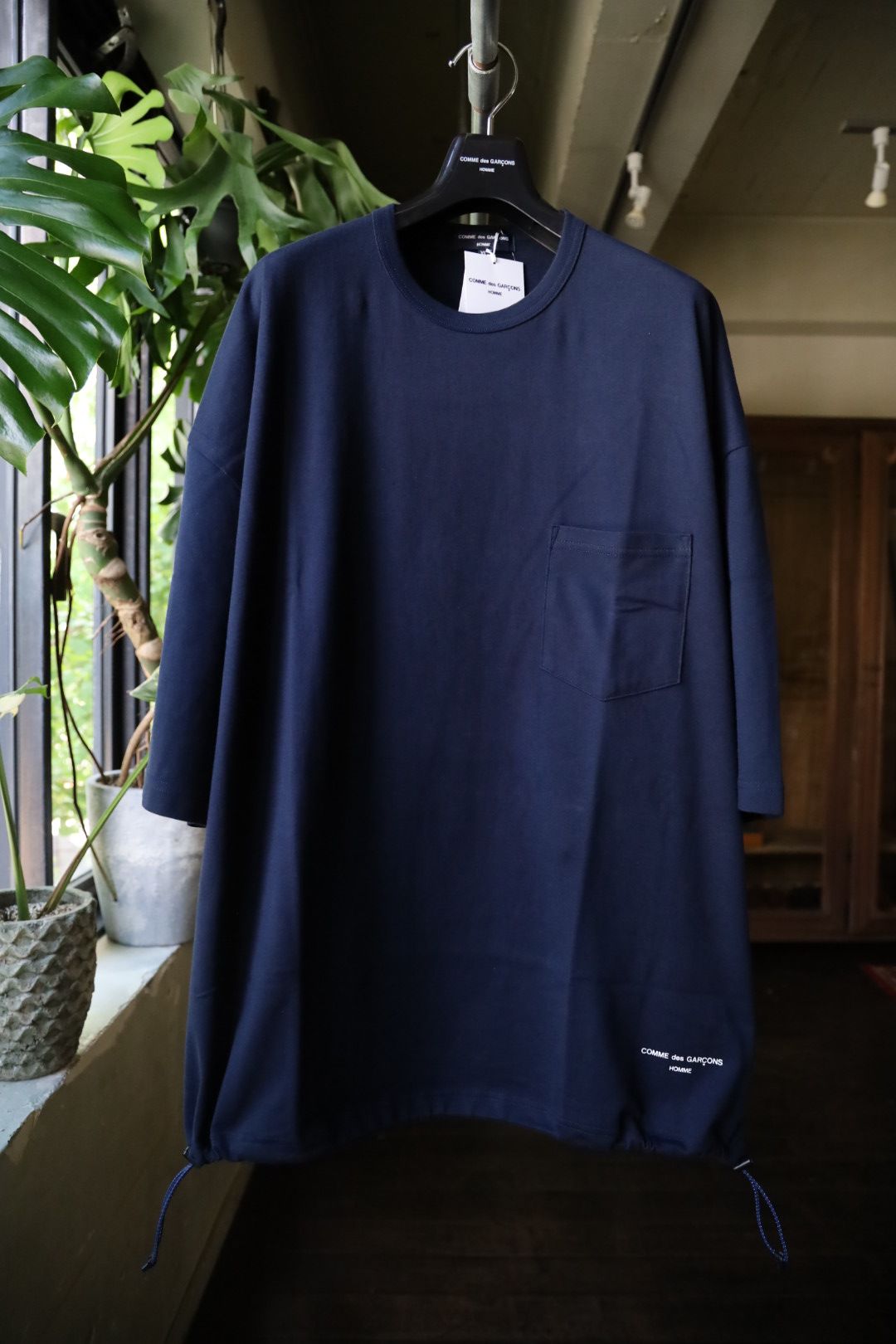 COMME des GARCONS HOMME - コムデギャルソンオム24AW 綿天竺ポケットTシャツ(HN-T002-051) NAVY  8月3日発売！ | mark