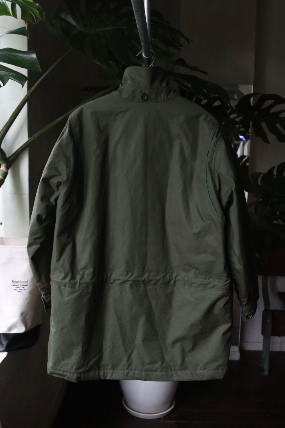 アプレッセ22FW Ventile Hunting Half Coat(22AAP-01-18H)OLIVE※10月1日(土)発売