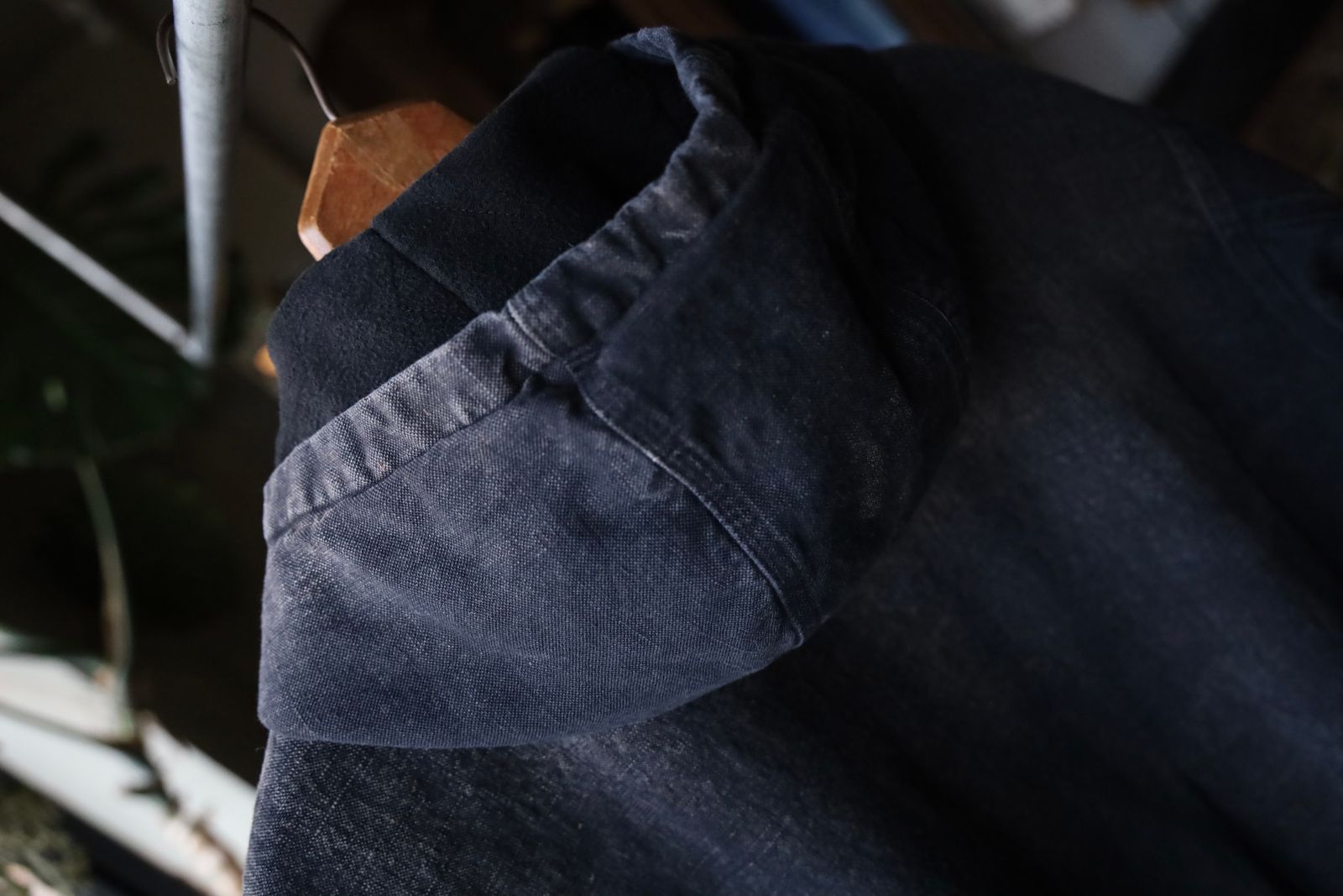 アプレッセ Silk Linen Hooded Parka(25SAP-01-14H)BLACK☆1月26日再入荷！