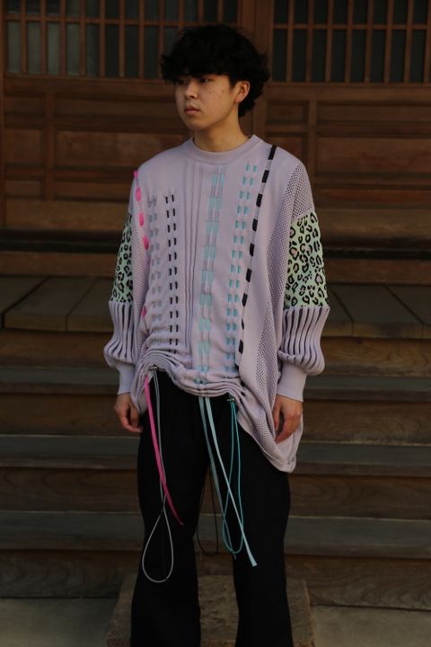 KIDILL×rurumu Drawcord Knit Pullover(KL495) style 2021.02.28.