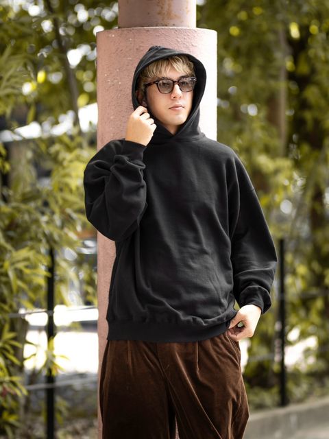 グラフペーパー AZUMA Terry Hoodie(GU263-70249B)BLACK☆10月3日(土)発売！