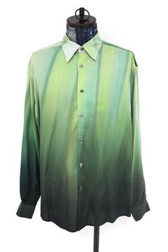 YOKE 26SS Hand Painted Lawn Loose Fit Shirt(YK26SS01212SH)GREEN☆4月11日(土)発売！