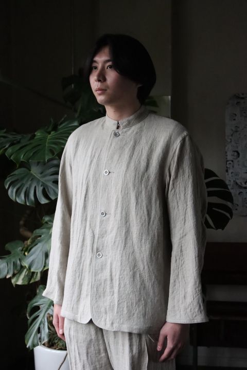 blurhms Linen Twill Hospital Jacket(BHS22S006) style. 2022.01.24.
