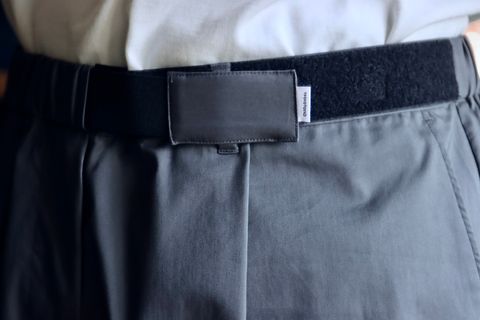 Graphpaper Silicon Poplin Oversized Regular Collar Shirtスタイル