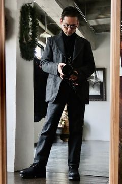 A.PRESSE Tweed Tailored Jacketスタイル2023.12.21.