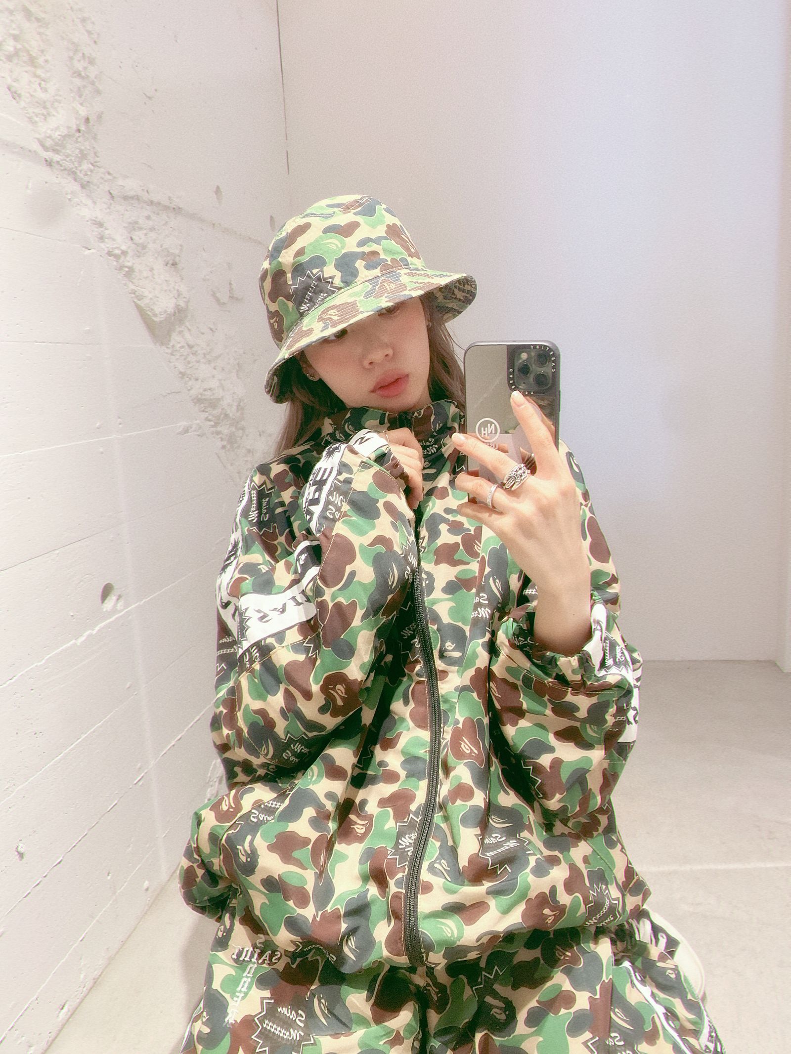 セントマイケル 新作BAPE JACKET&BAPE PANTS style.2024.4.27