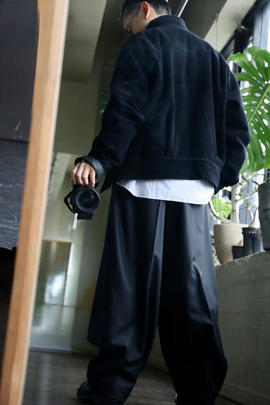 A.PRESSE Wool Corduroy Bomber Jacket 2025スタイル