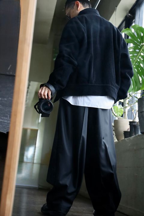 A.PRESSE Wool Corduroy Bomber Jacket 2025スタイル