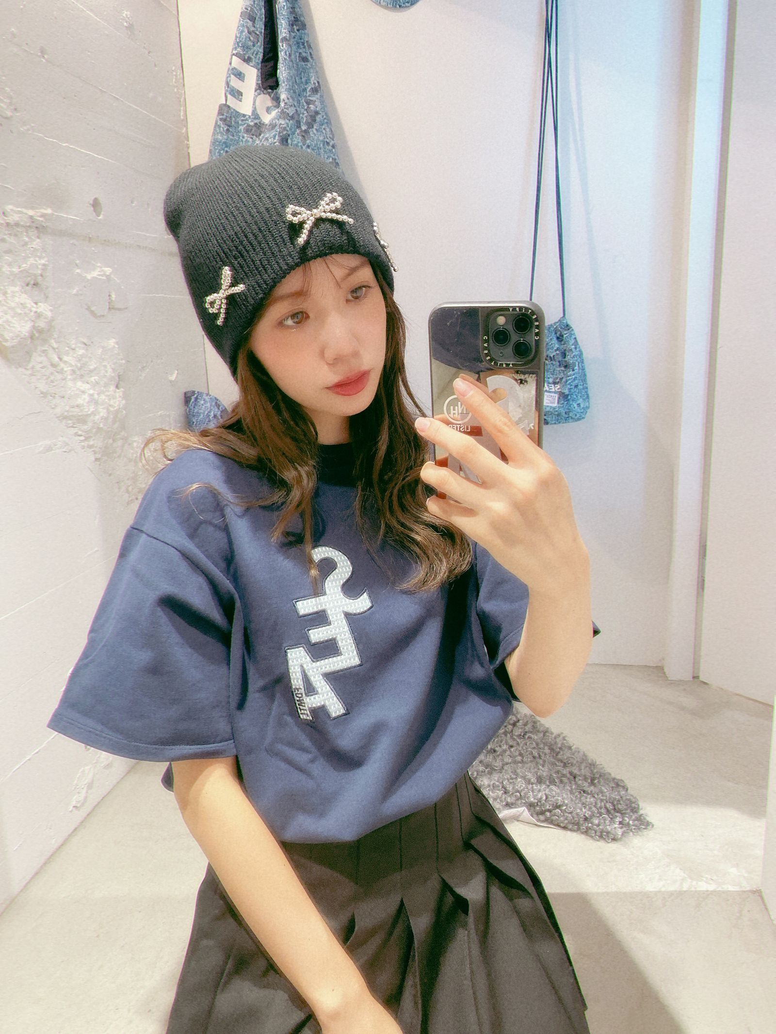ファンダメンタル Tシャツ FDMTL×WIND AND SEA"PATCH TEE"NAVY☆10月5日(土)発売！