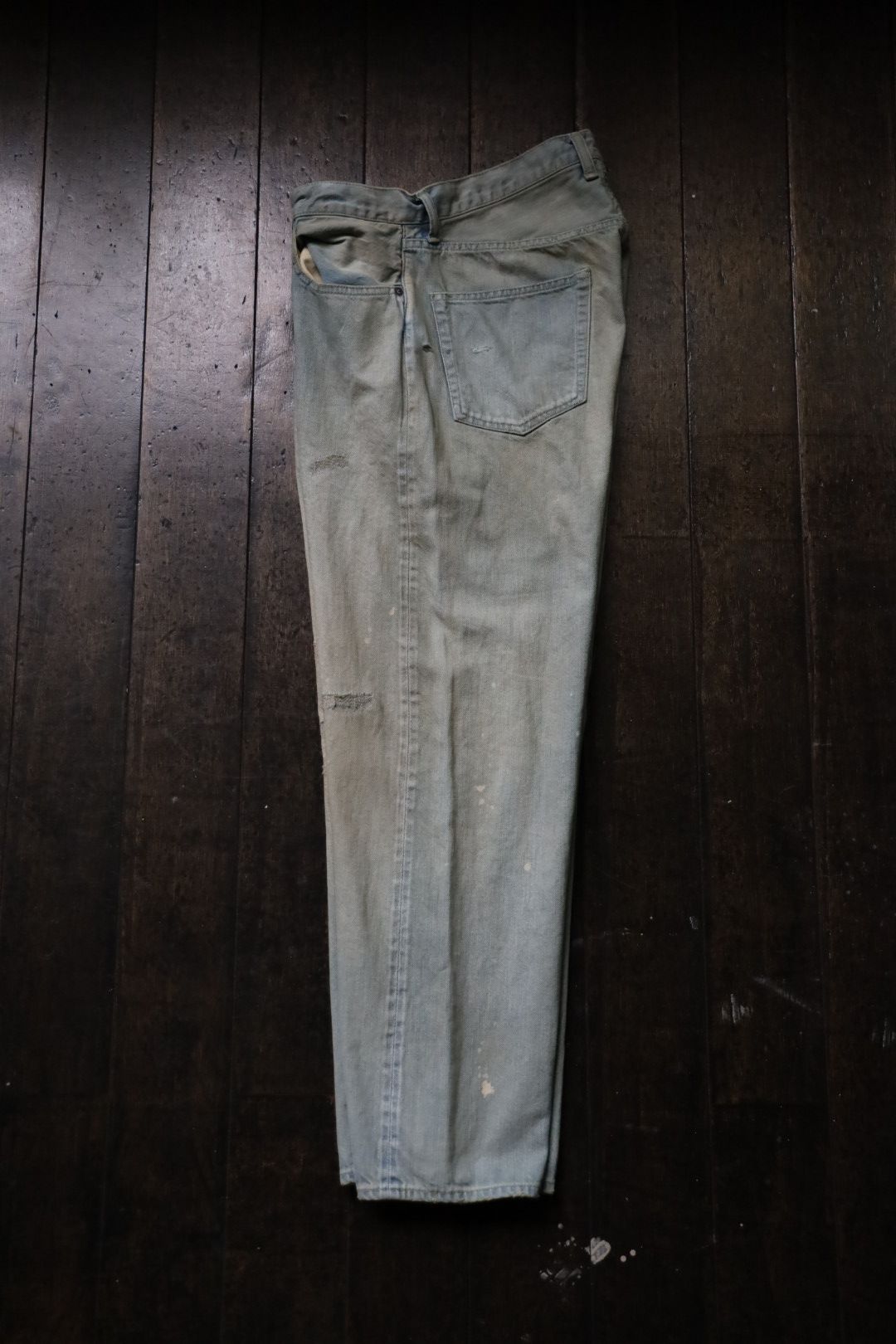 A.PRESSE - Washed Denim Wide Pants(24AAP-04-18H) BLEACH | mark