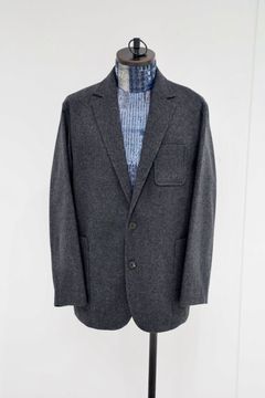 ANOTHER OFFICEアナザーオフィス Santiago Cashmere Sports Jacket(AOEFJK008)Heather Charcoal☆10月10日(金)新作発売！