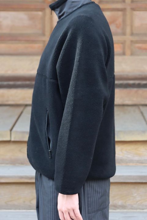 Graphpaper Wool Boa Zip-Up Blouson(GU213-70206B) style.2021.11.21