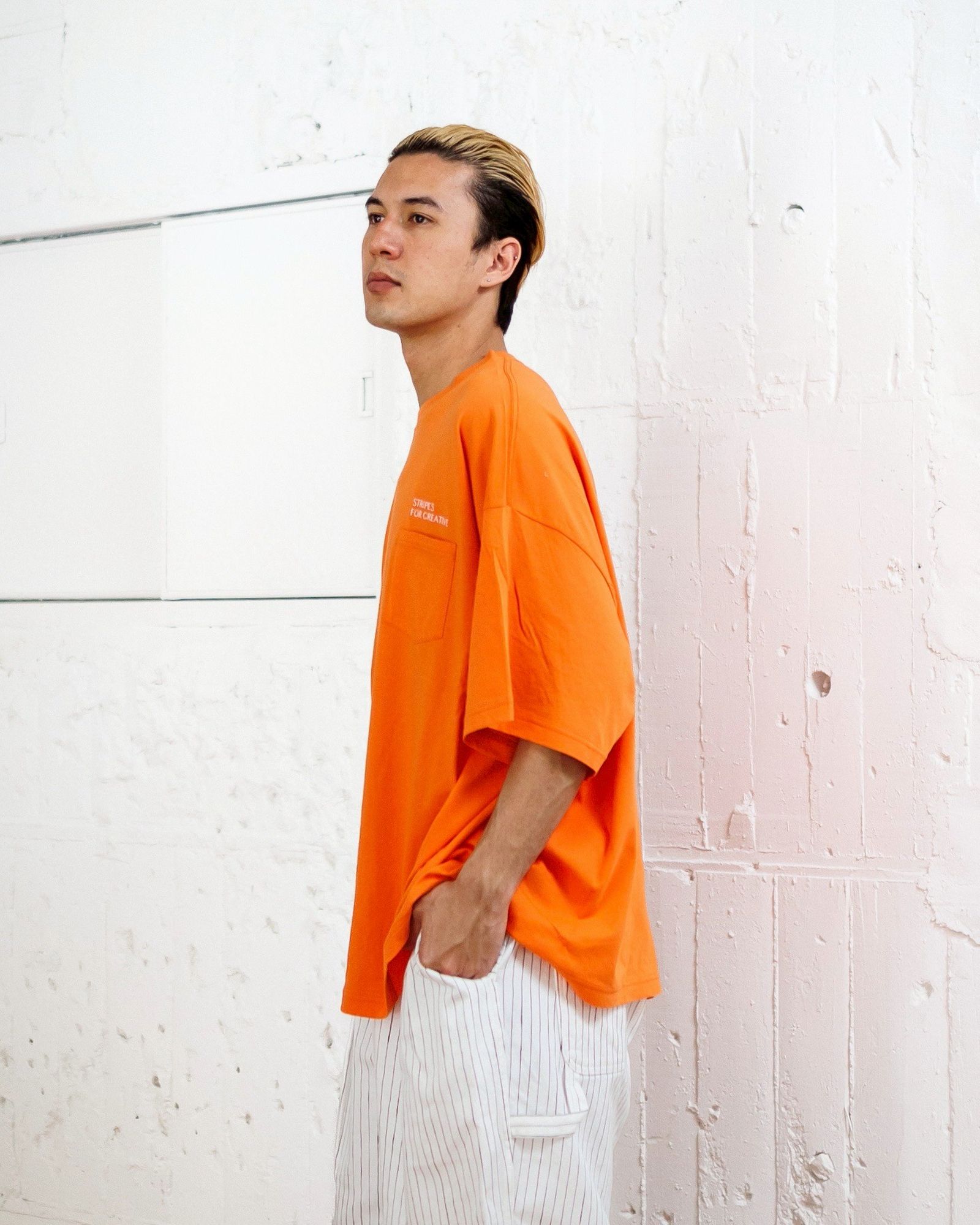 SFC SUPER BIG FLAT POCKET TEE (ORANGE)スタイル 3月28日(土)新作発売！