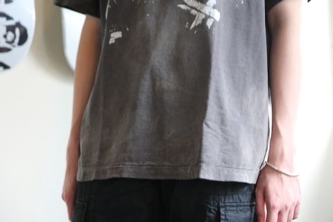 ©︎SAINT M×××××× T-SHIRT SHEEP LION (SM-A21-0000-003) BLACK style.2021.7.9
