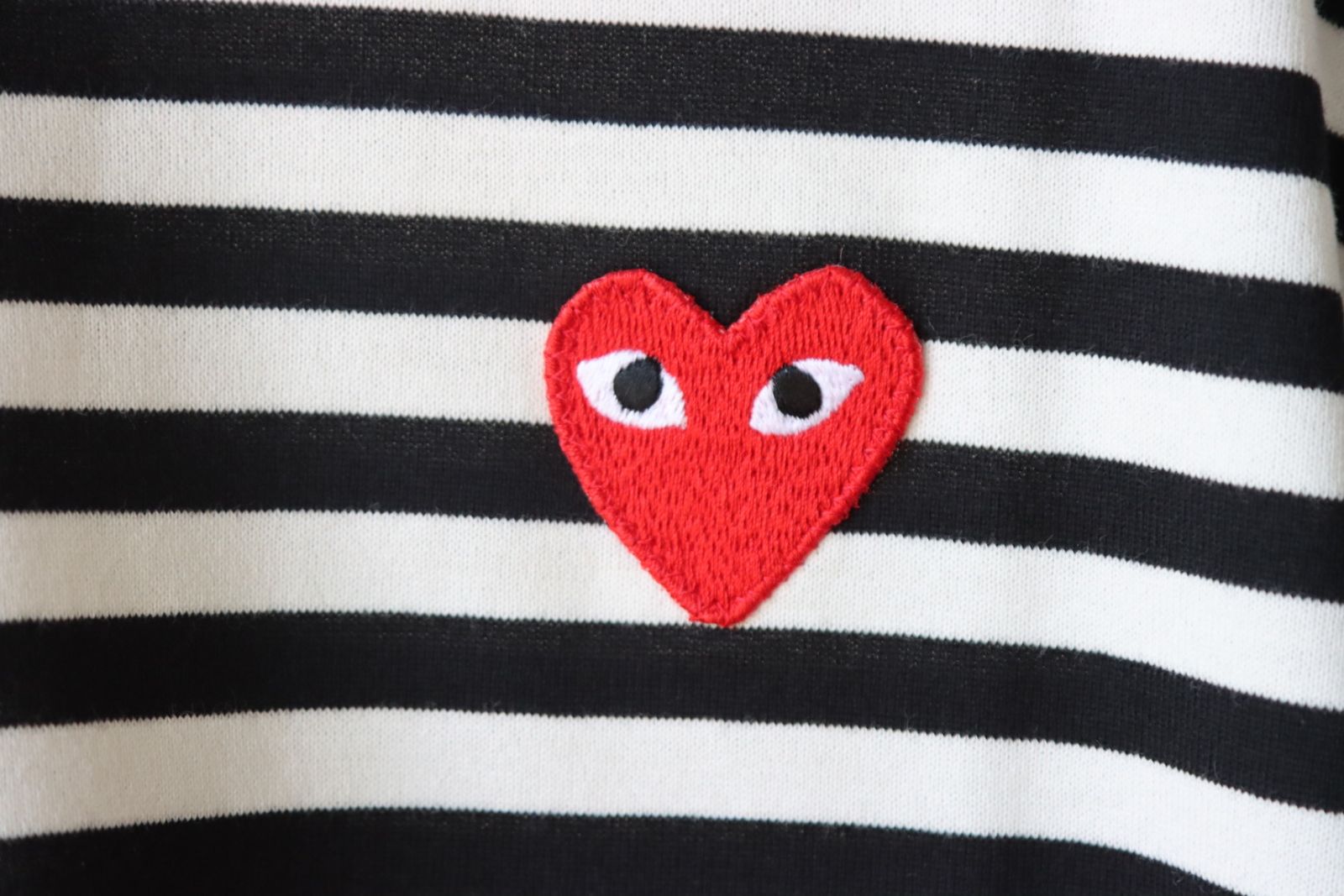 プレイコムデギャルソン ボーダーTシャツ (BLACK/WHITE)☆11月1日(土)再入荷！