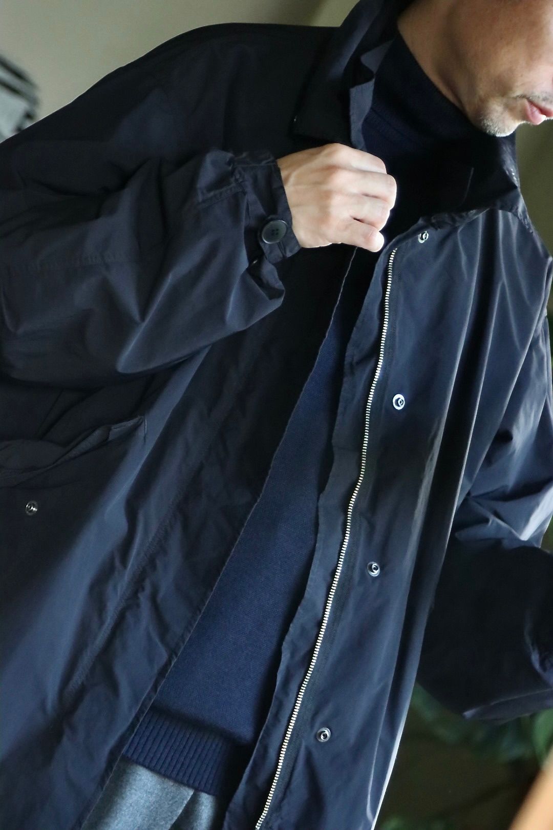 ATON 22FW SHORT MODS COATスタイル.2022.9.20.
