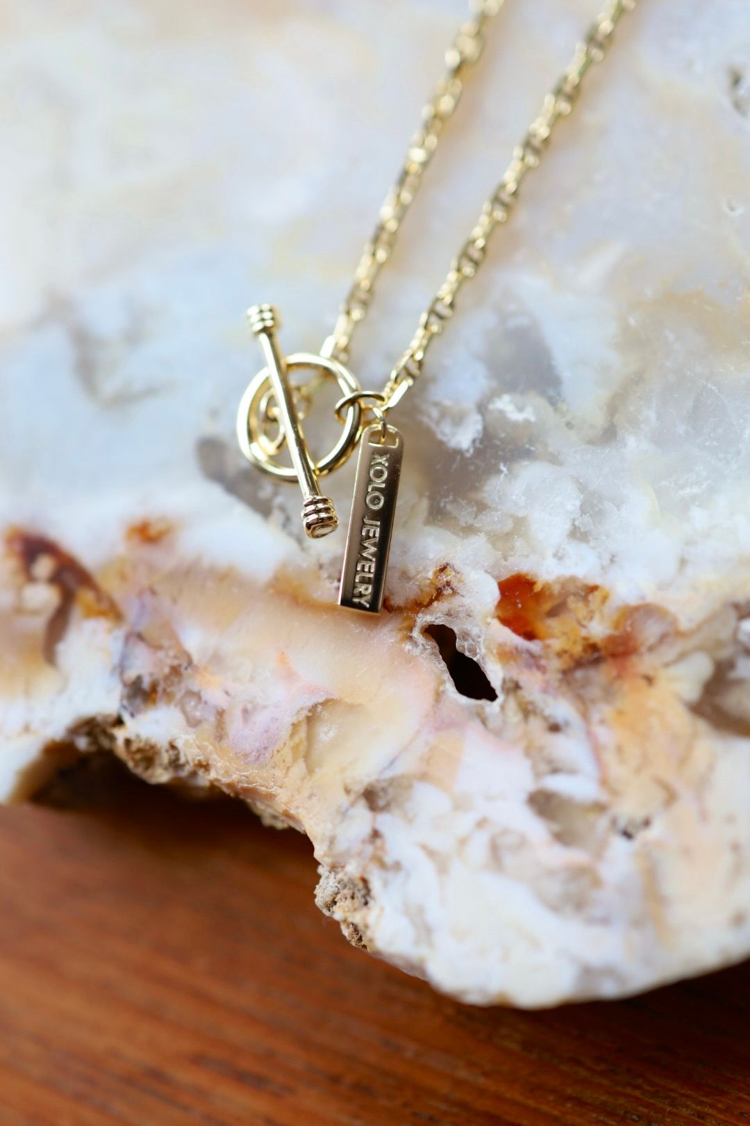 XOLO - XOLO JEWELRY ネックレス / Tiny Solid Anchor Link Necklace