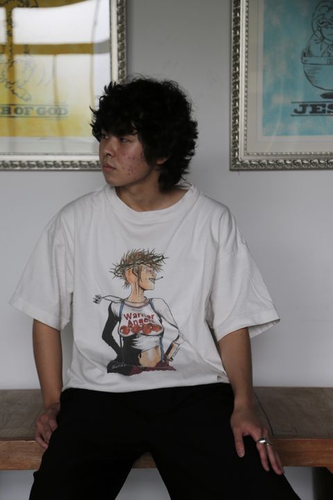 ©︎SAINT M×××××× T-SHIRT PUNK GIRL (SM-A21-0000-006) style. 2021.07.09.