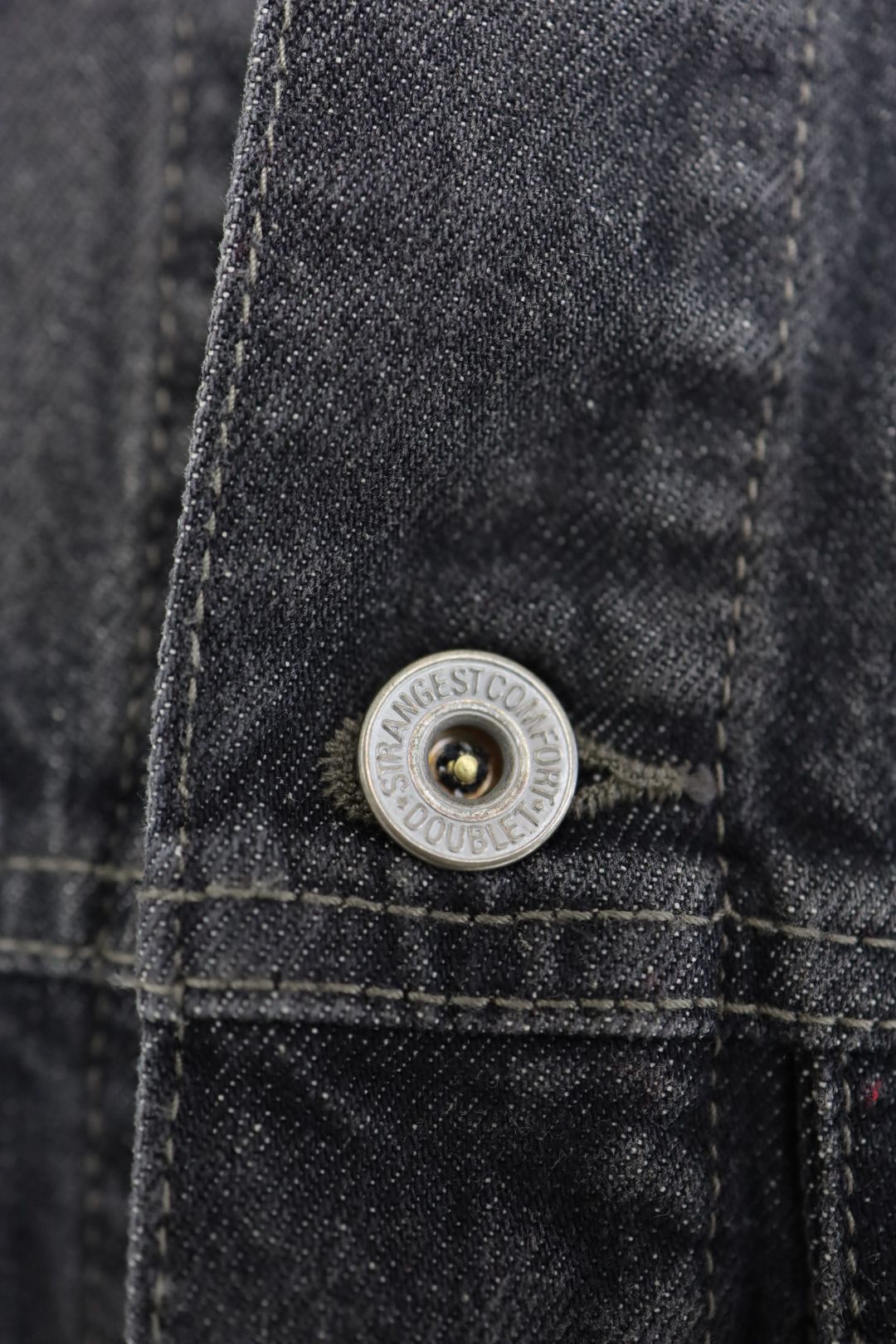 doublet ダブレット26SS FILLETED ZIP DENIM JACKET (26SS08BL241) BLACK ★1月17日(土)11:00発売！