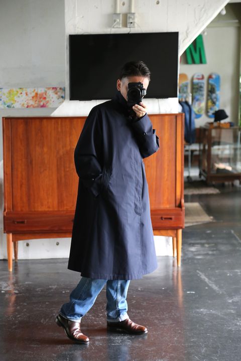 A.PRESSE  Balmacaan Coat(21AAP-01-01H)NAVY style※8月21日発売