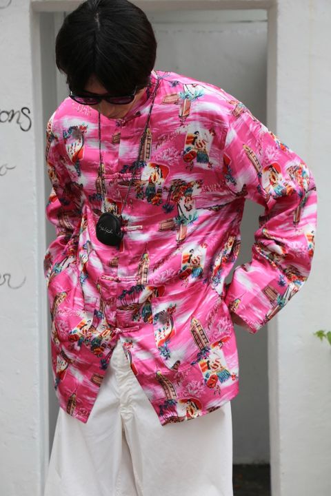 doublet ALOHA KUNG FU SHIRT"PINK"style.2020.8.8.