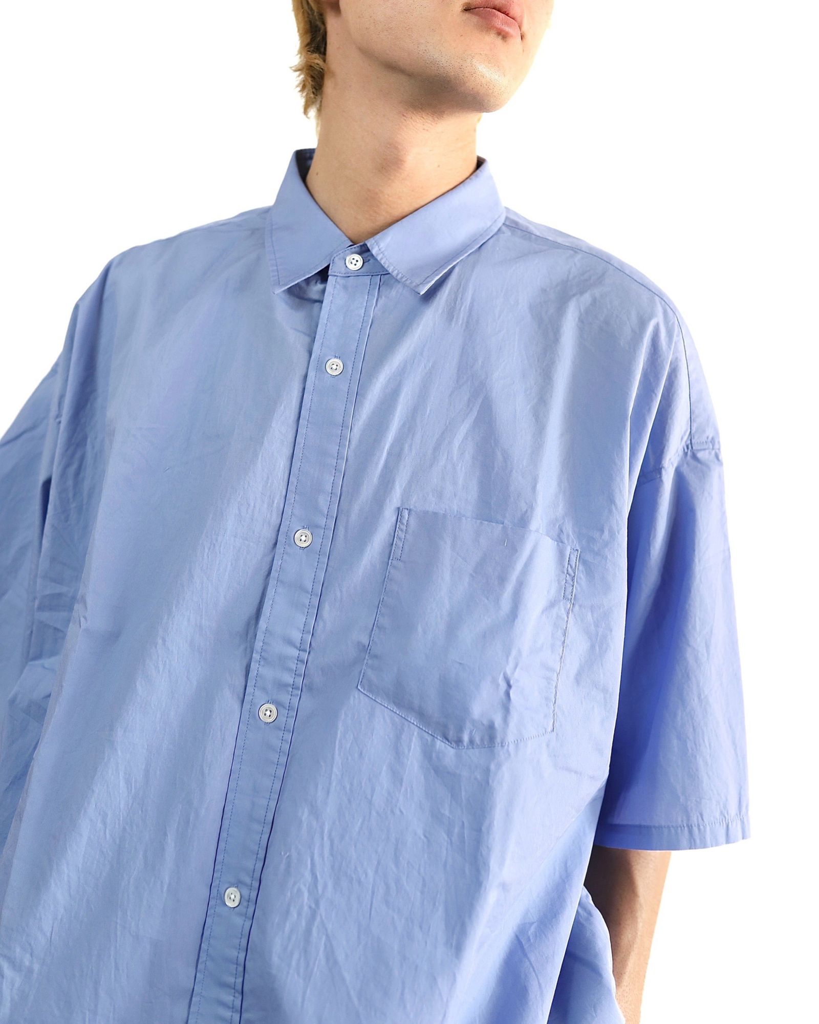 FreshService 24SS CORPORATE UNIFORM S/S SHIRT(L.BLUE) style 2024.3.8