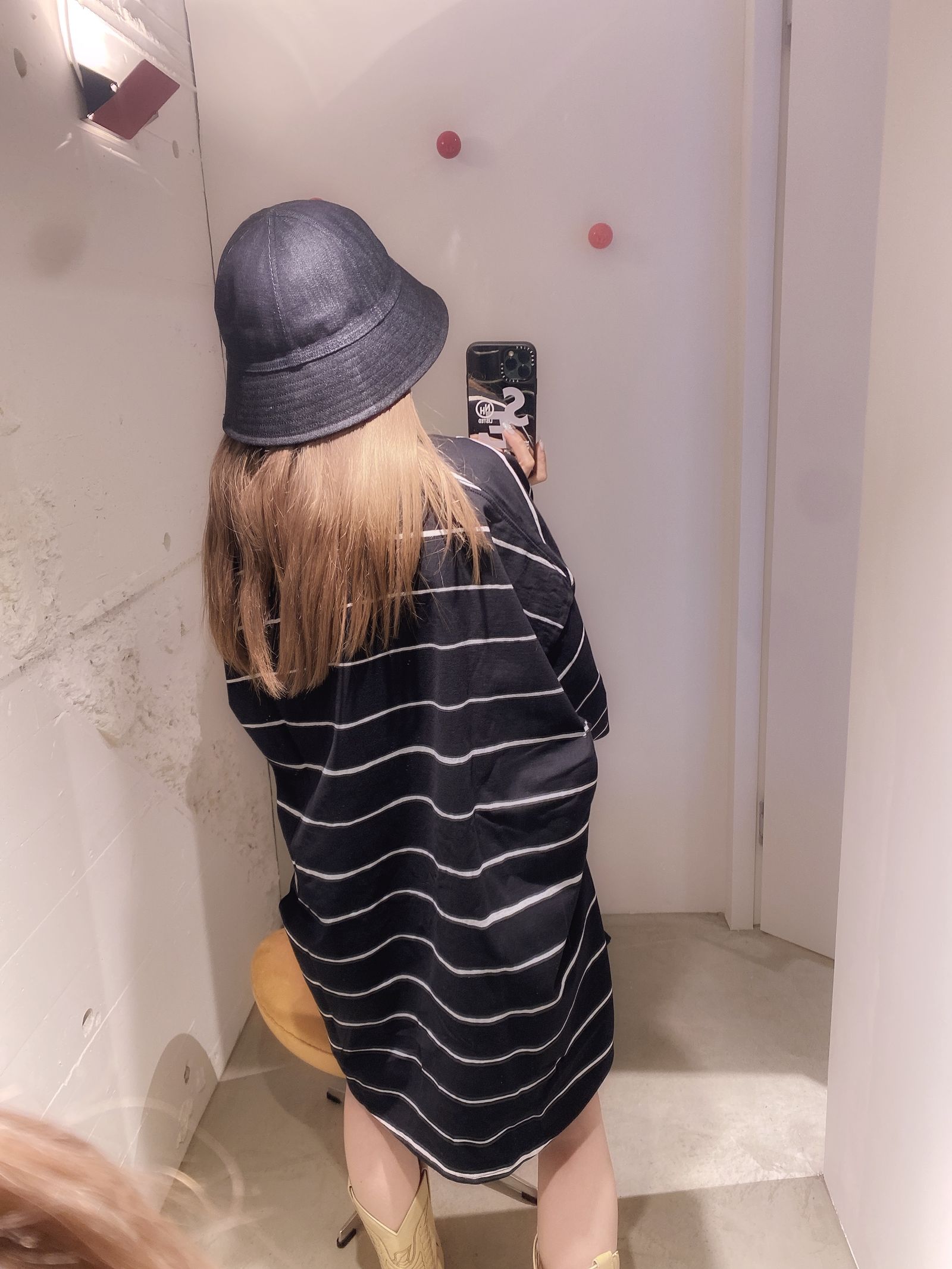 S.F.C 24SS エスエフシー WIDE SIDE STRIPE TEE(SFCSS24CS10)D.Navy×White