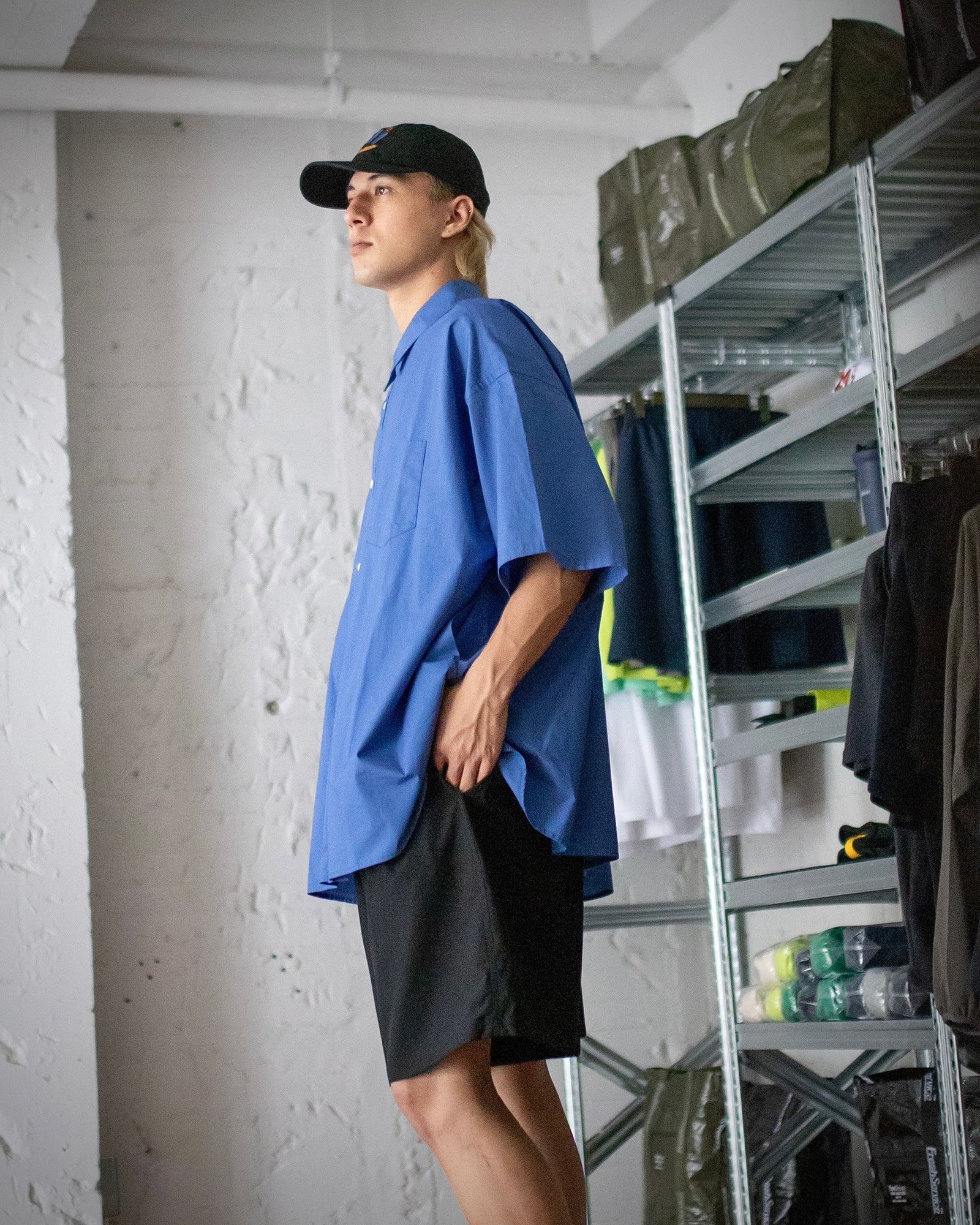 FreshService SPOT CORPORATE UNIFORM S/S SHIRT(BLUE) style 2024.6.28